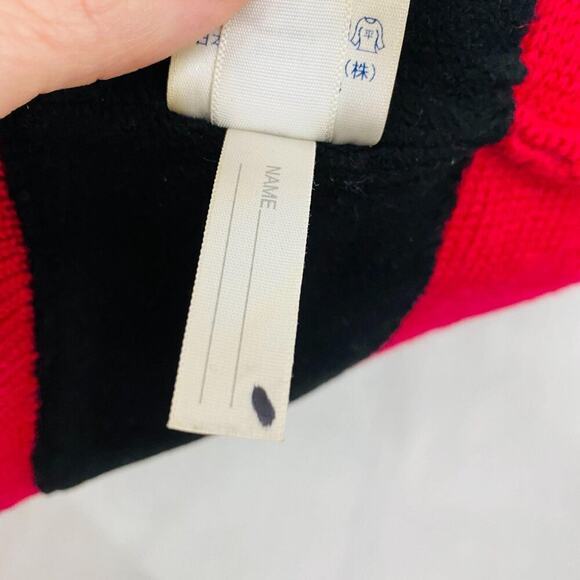 Lands End Unisex Wool Beanie Striped Hat Unisex Medium - Picture 5 of 7